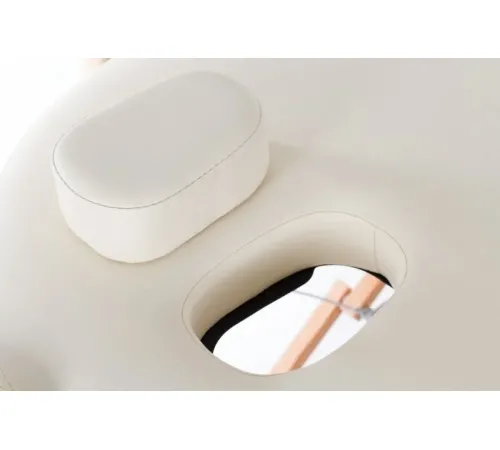 Массажный складной стол Premium Oval 2 крем