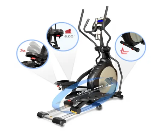 Эллиптический тренажер Spirit by Hasttings XE520S Black Edition