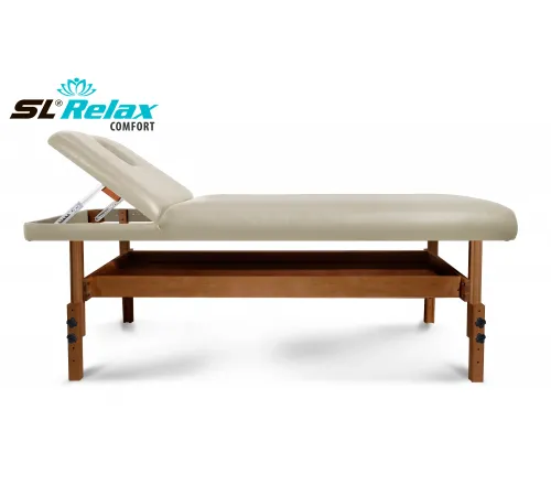 Массажный стол Relax Comfort бежевая кожа