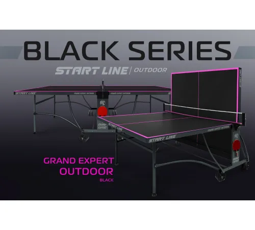 Теннисный стол GRAND EXPERT 6 Всепогодный Black